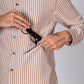 CAMISA CON BOLSA DIAGONAL OCULTA